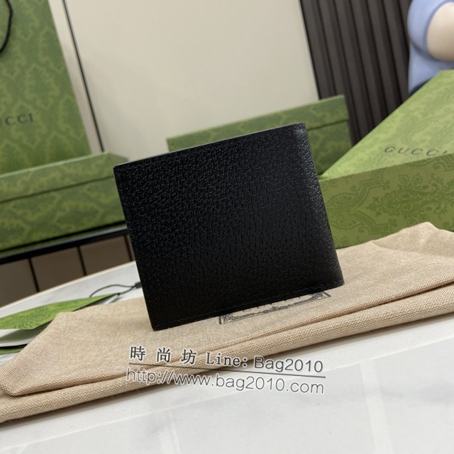 Gucci專櫃古馳最新款Marmont系列皮革雙折錢包男士短夾 jh2238型號：428726